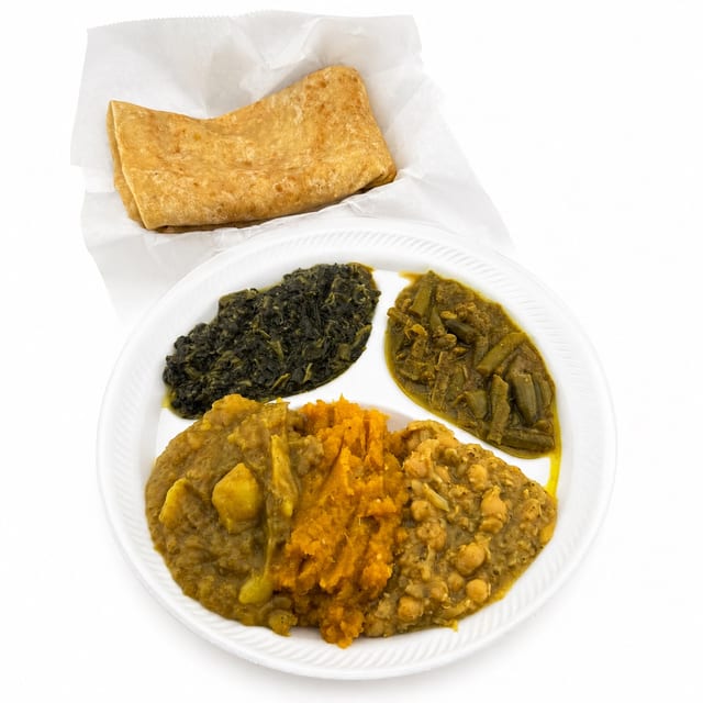 Veggie Roti.