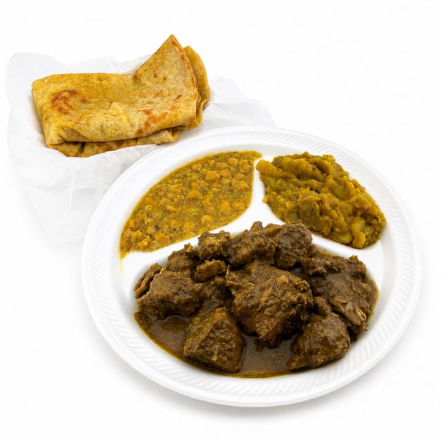 Duck Roti.
