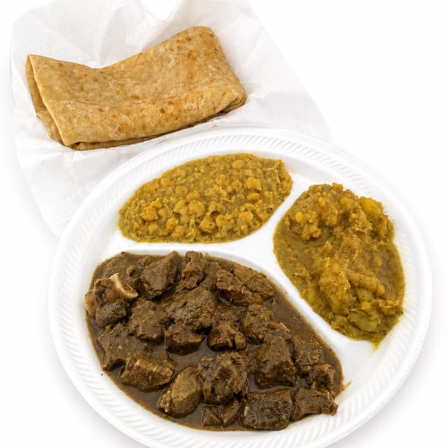 Goat Roti.