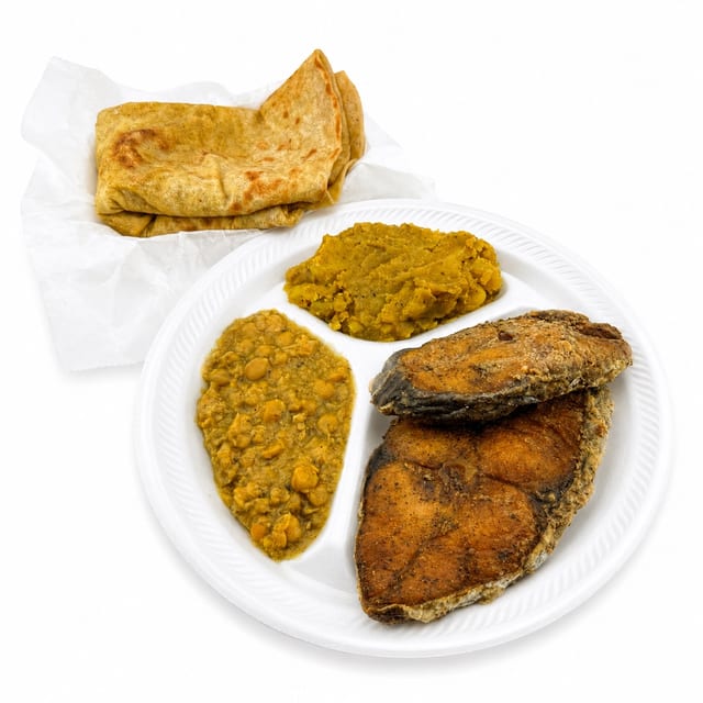 Kingfish Roti.